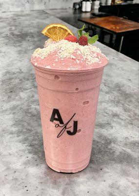 Arguably the best smoothie in the world. The Rose Garden smoothie