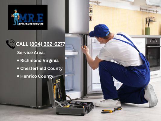 Appliance Repair in Richmond VA, Appliance Repair In Chesterfield County, and Appliance Repair In Henrico County.