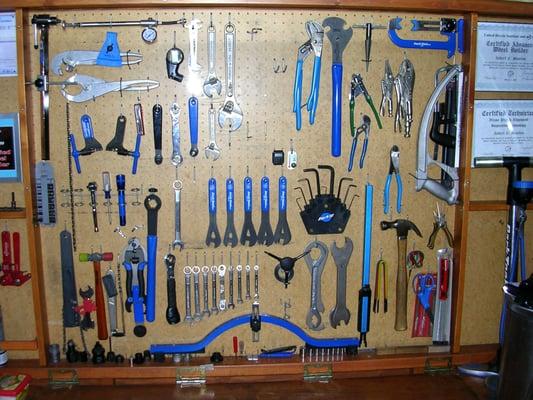 All the tools needed to fix your bike