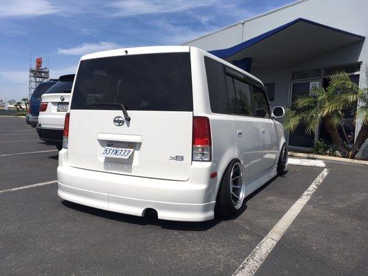 Scion xB bagged