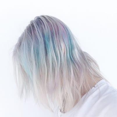 Prismatic Blonde tresses by Brent