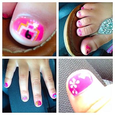 Birthday toes for my daughter