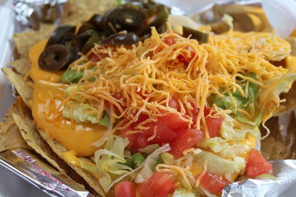 Loaded Nachos, your choice of toppings of course.