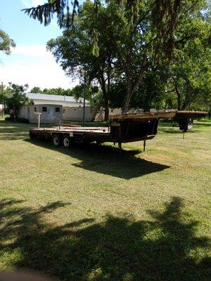 This is a camper that I have demoed into a car trailer for a client.