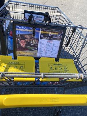 If you are ever in the Foodmaxx in the Salinas area be sure to lookout for my shopping carts!