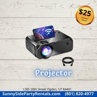 Projector $25/day