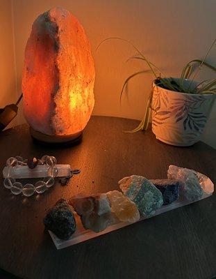 Crystal healing tools, meditation