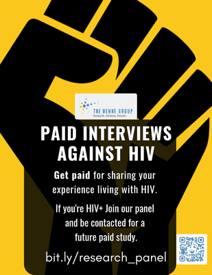 The HIV+ panel for paid studies. http://bit.ly/research_panel