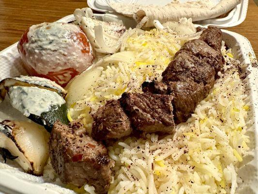 Boneless Lamb Shish Kebab