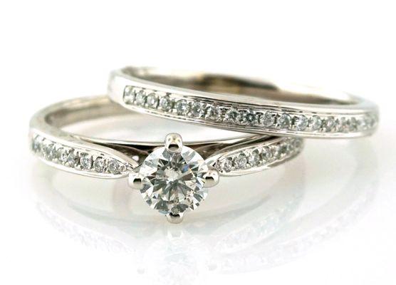 Large selection of ladies engagement rings