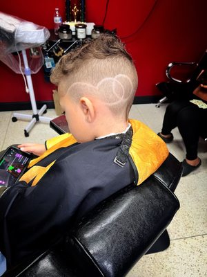 (Aaron) kids fade and design