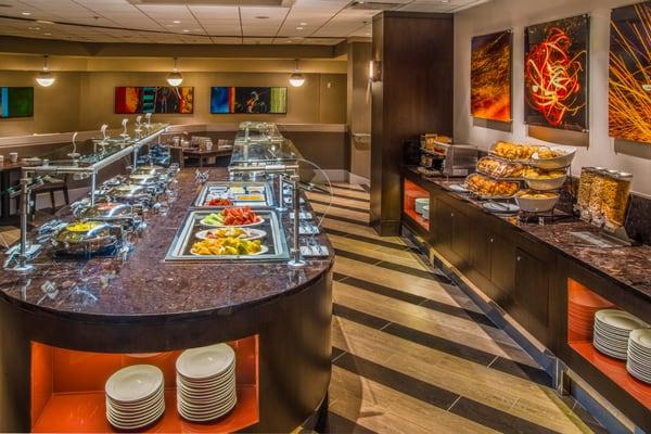 sumptuous breakfast buffet served daily in The Landing