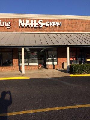 Nails city 1 in the fresh market shopping center on perry hill rd. We do quality nails and friendly services. Thank you