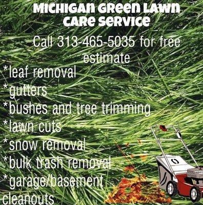 Michigan Green Lawn Care Service