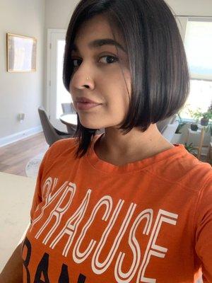 Asymmetrical bob