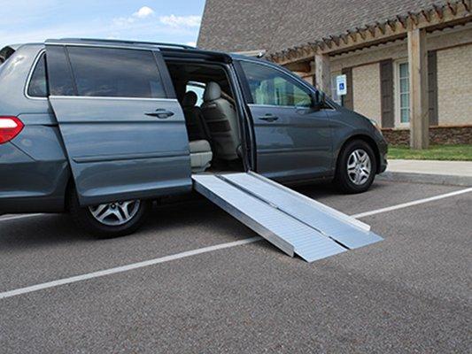 Folding portable wheelchair ramps made in USA