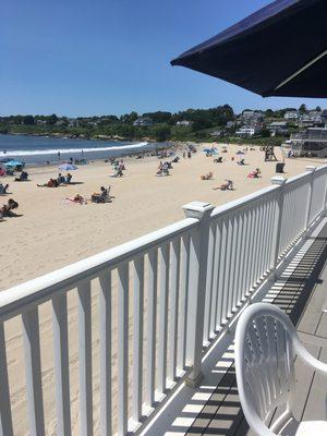 Boardwalk and beach