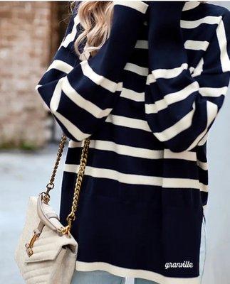 Striped sweater featured in our Lady Granville collection.