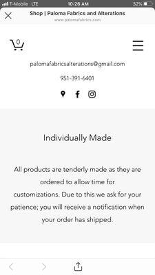 website palomafabrics.com