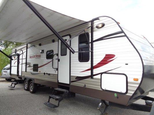 Used travel trailer dealer. Used travel trailer dealership located in Madison, OH. Brought to you by Roughin' It!