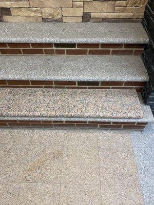 Granite steps