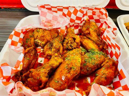 Lemons pepper hot wings