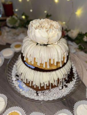 Nothing bundt cake decor for a bridal shower!