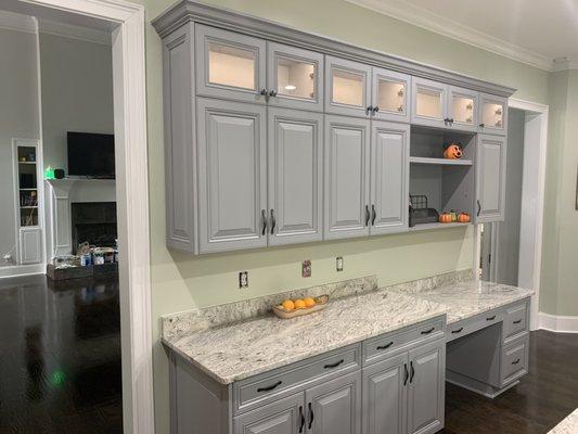 Custom built cabinets