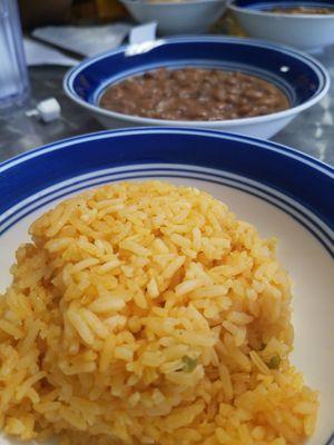 You can order rice and beans off menu! Yumm