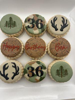 Custom birthday shortbreads