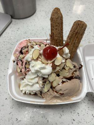 Churro sundae!