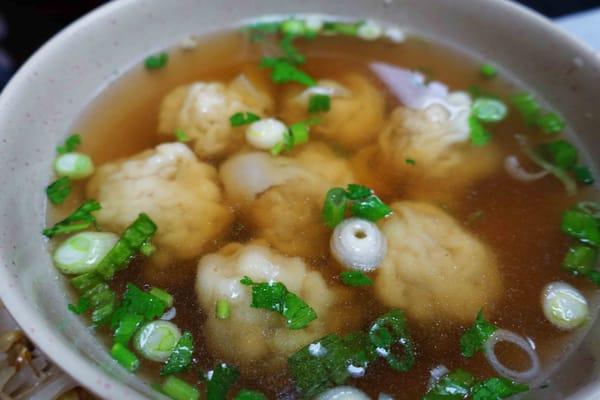 Wonton in soup