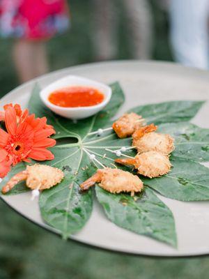 Coconut shrimp with sweet chili dipping sauce