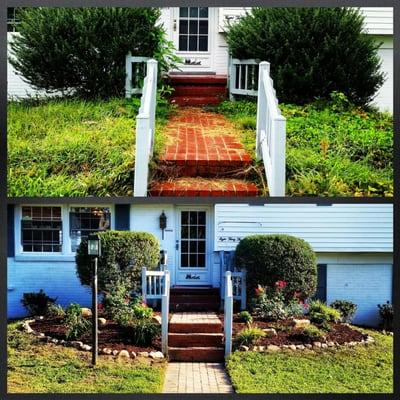 This customer was the brand new owner of this weed bed.   This home was seriously neglected and need our attention...