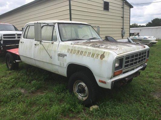 recommended this gentleman as; Honest, trustworthy, and SME: You all judge.  1984 Dodge Crew Cab, step-side.  Beginning