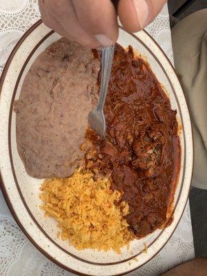 Birria "seca" without the caldo