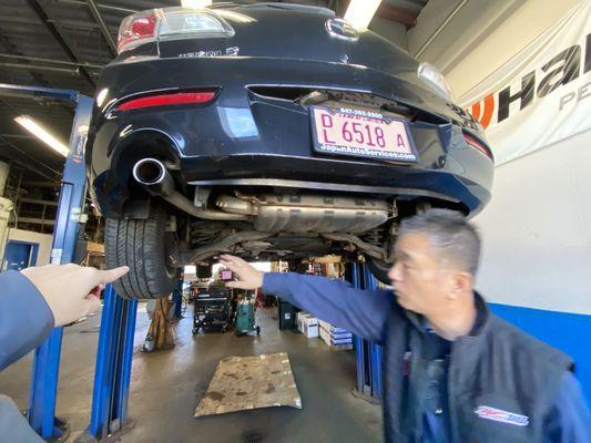 Independent inspection showing the car's problems that Japan Auto wasn't willing to be flexible on.