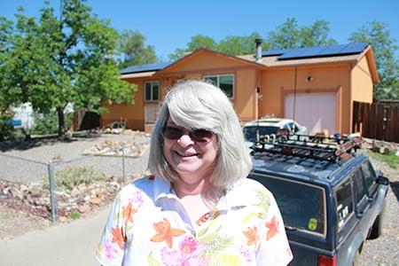 Kayce recently switched her home in Grand Junction to solar, and is already feeling the benefits of clear, low-cost electricity