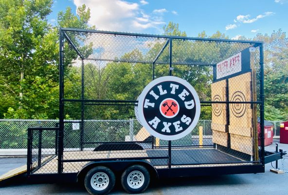 Rent our Axe Throwing Trailer for your private event!