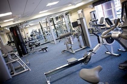 fitness center at Covenant Crossing at Brethren Village