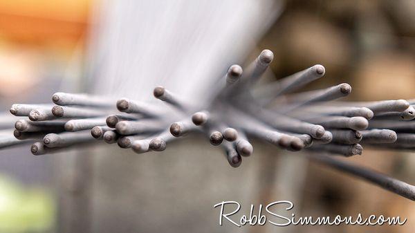 Wedding sparklers on the point