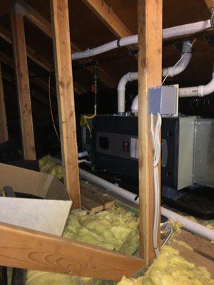 Bryant System - Attic Installation