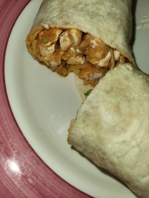 Buffalo chicken wrap