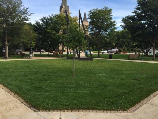 Natural Lawn Care by Logic at the Village Green in Skokie