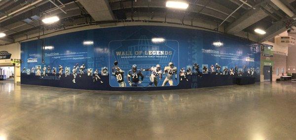 Interior: Seahawks Stadium Signage