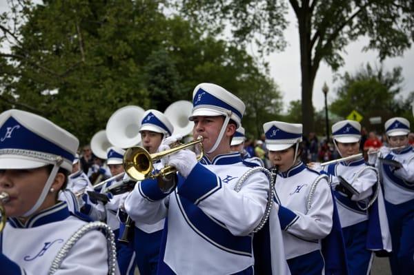 Hudson High School Marching Band.