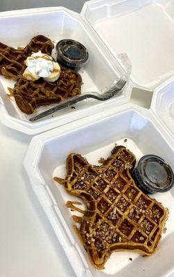 Chocolate & Vanilla Waffles