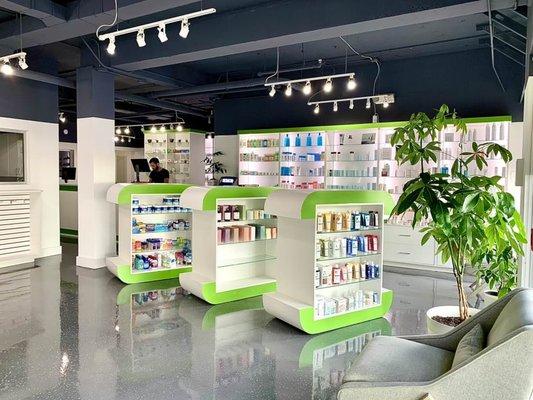 Interior of Pure Pharmacy.