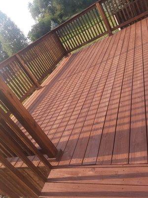 Deck finishing