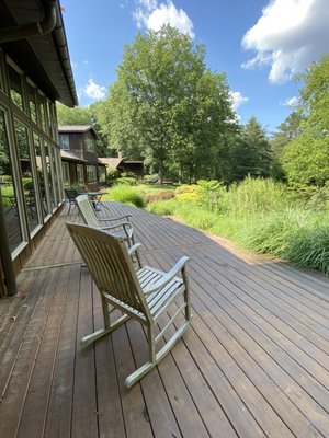 Commanders quarters private deck